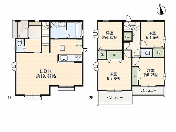 A号棟間取り図
