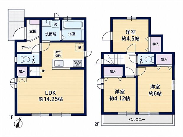 A号棟間取り図