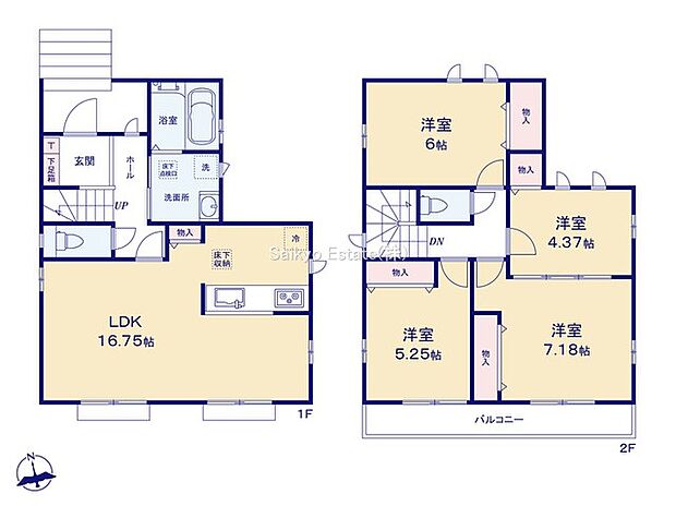 間取り図(B号棟)