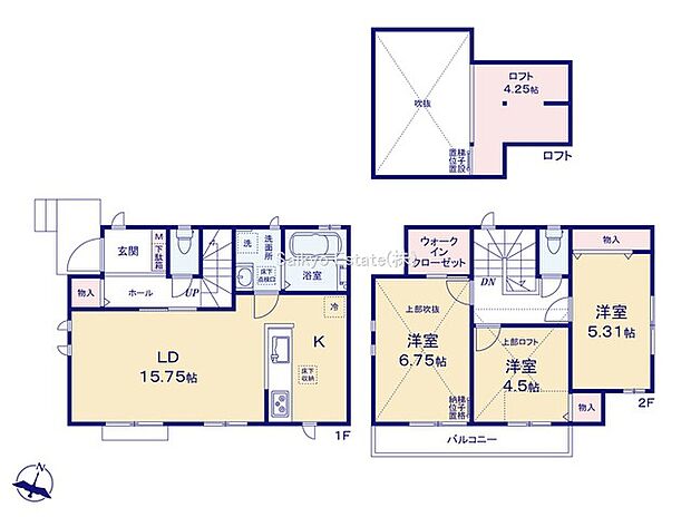 間取り図（A号棟）

