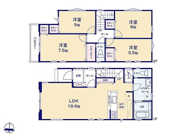 間取り図（1号棟）
