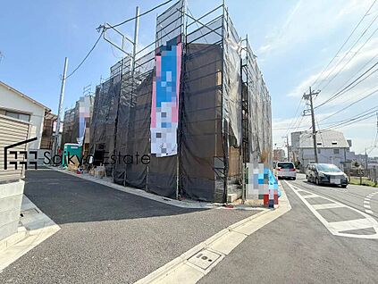 前面道路を含む現地写真