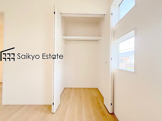 【収納【施工例】】各居室に収納を設けておりますので、衣類の他にもカバンや小物など何でも収納して、居室の全空間を有効活用できます♪