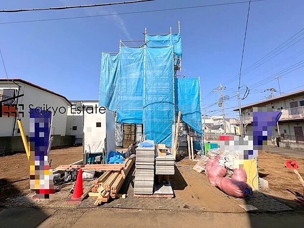 【現地写真】LDK広々15.6帖！収納付きの居室が3部屋！省エネ性能を第三者評価機関が評価する「BELS」認定物件！