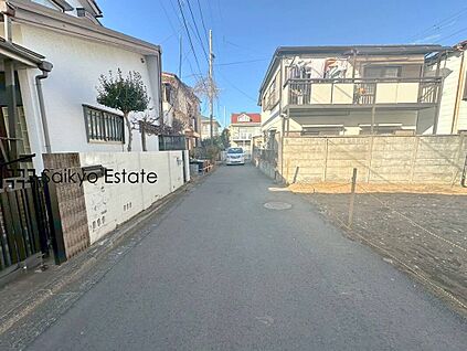 前面道路を含む現地写真
