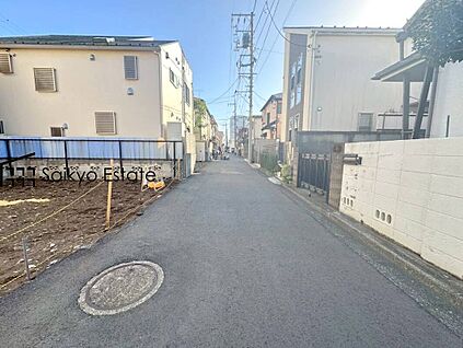 前面道路を含む現地写真