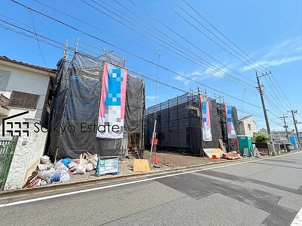 【現地写真】ZEH水準の省エネ住宅！16帖以上の広々LDKに居室が3部屋！WICやリビング収納など豊富な収納スペース！