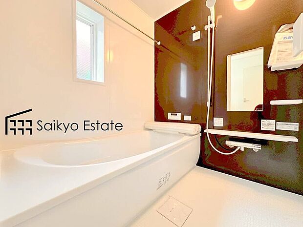 【浴室（施工例）】一日の疲れを癒してくれる一坪タイプの広々バスルーム♪雨の日のお洗濯にも大活躍な浴室暖房乾燥機付きです！

