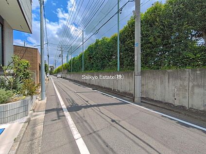 前面道路を含む現地写真