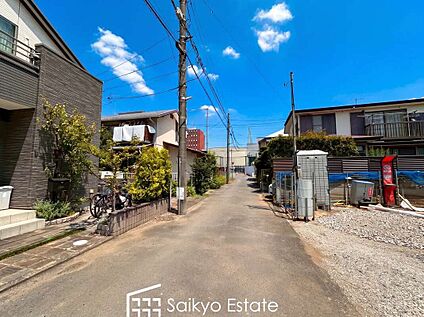 前面道路を含む現地写真