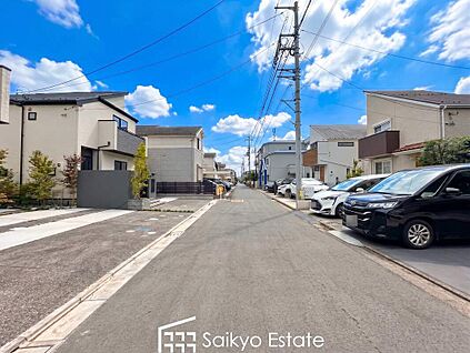 前面道路を含む現地写真