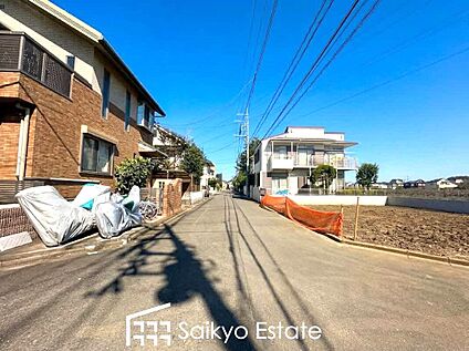 前面道路を含む現地写真