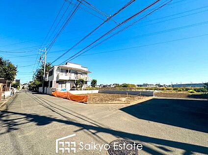 前面道路を含む現地写真