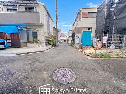 前面道路を含む現地写真