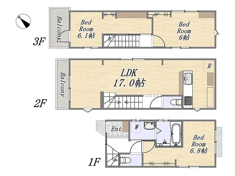 Plan：3LDK+ビルトインガレージ