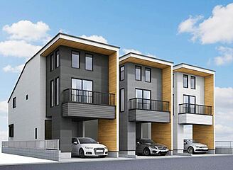 【全3邸】全棟LDK17.5帖以上、ロフトが備わった陽当たり良好南向きの邸宅～杉並区今川3～ 外観