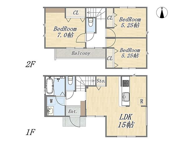 【【13号地 参考プラン】】建物参考価格:2000万円|建物面積:79.48m2