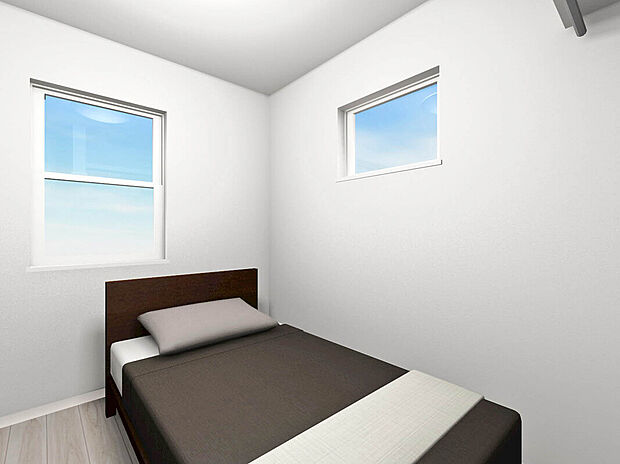 【【建物完成イメージパース:Room】】LDKには床暖房が備わっており、キッチンには食洗器が搭載、浴室換気暖房機能付きバスルームなど快適な生活を送れる設備仕様が豊富な邸宅!