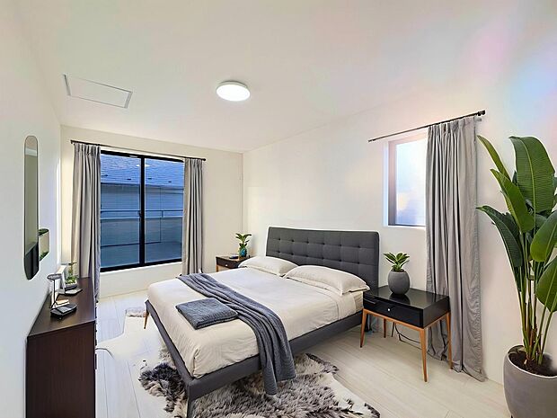 【【施工例:Room】】全居室収納付きなので、収納を活用することで空間をより広くキレイに保つことができます。