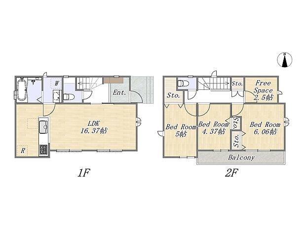 【3LDK+納戸+カースペース2台】太陽光パネル搭載