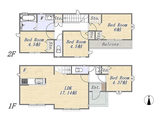 【4LDK+カースペース2台】長期優良住宅対象