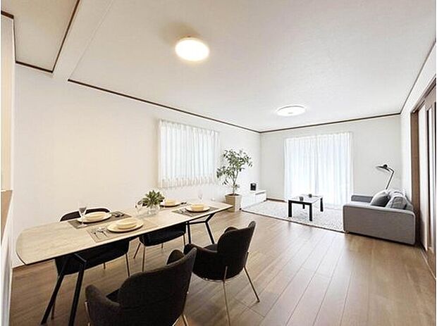 【【建物プラン例:LDK】】住宅性能表示評価制度6項目最高等級、設計・建設住宅性能評価の取得を前提とした高品質なZEH水準の住宅をご提案。