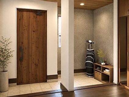 【建物プラン例：Entrance】