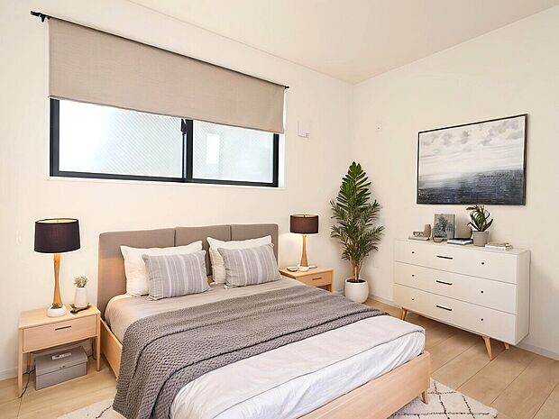 【【Room：3号棟】】カースペース2台分確保されたゆとりある敷地！
前面道路は車通りが少なく、駐車もしやすい立地！