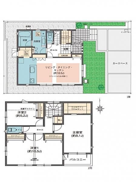 1号棟　間取り図