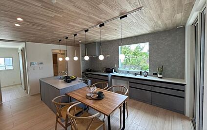 ダイニングキッチン【6号地】（2024年8月撮影）