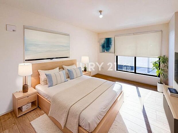 【洋室・CGにて家具配置】