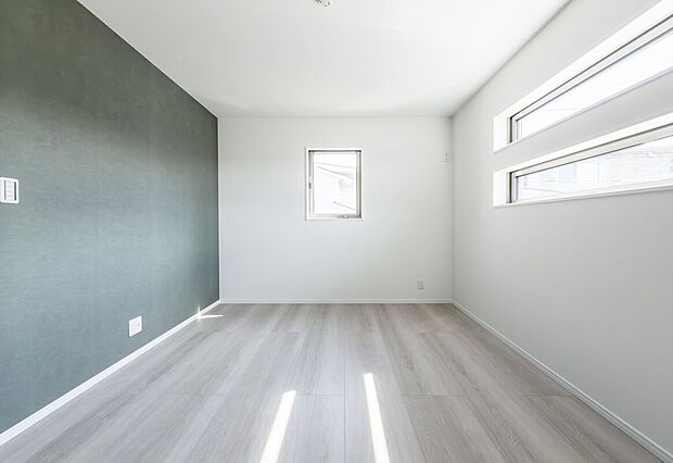 【洋室】「Bed Room」落ち着いた色合い、シンプルなデザイン。
洋室として大事なお部屋です。