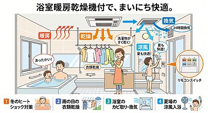 浴室暖房乾燥機付