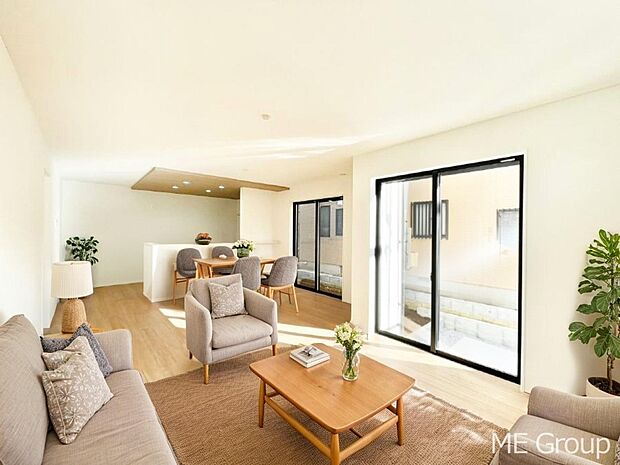 18.75帖の広々ＬＤＫは家族みんなの快適空間！家族のつながりを強くする大事なスペースです。 