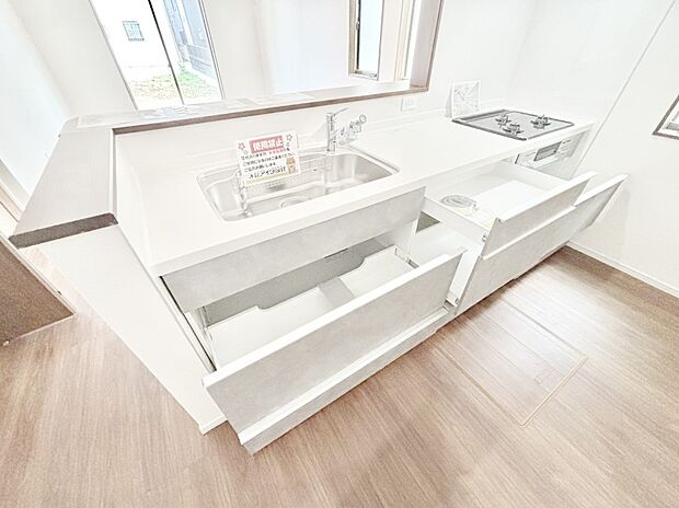 【スライド収納】使いやすさを優先したスライド式収納タイプ!