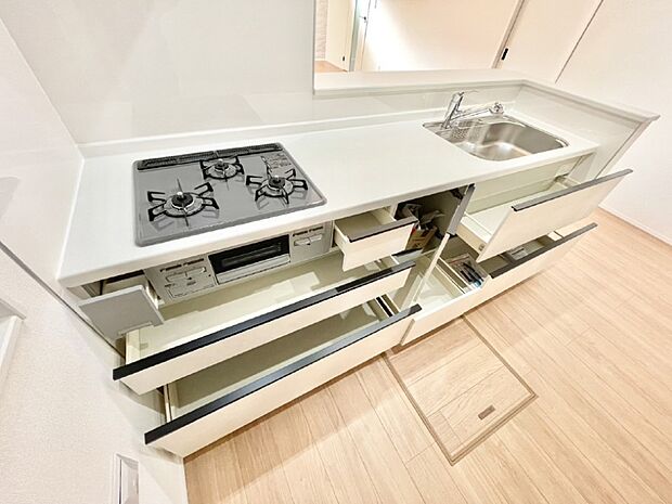 【スライド収納】使いやすさを優先したスライド式収納タイプ！