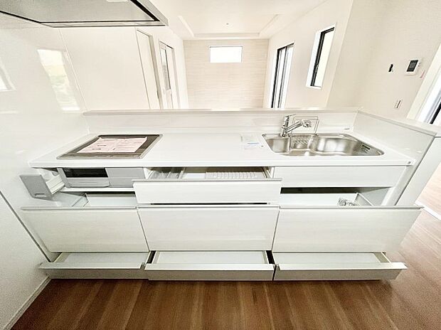 【スライド収納】使いやすさを優先したスライド式収納タイプ!