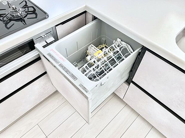 【食洗機】面倒なお片づけは食洗機にお任せ!家事の負担が減って、時間にも気持ちにもゆとりができます。