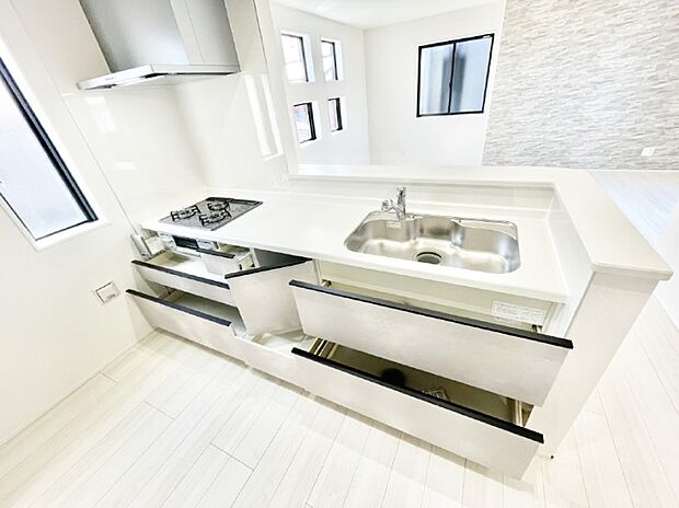 【スライド収納】使いやすさを優先したスライド式収納タイプ！