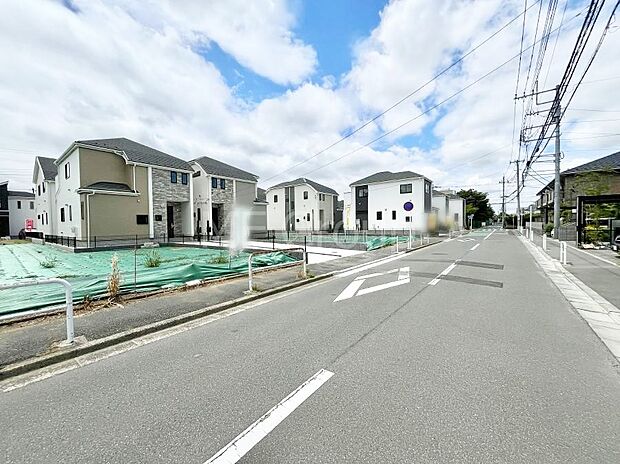 【前面道路含む現地写真】ここから始まる新生活を応援いたします