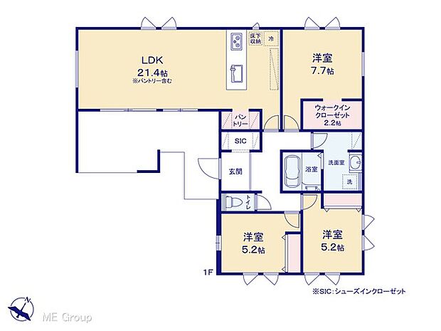 【3LDK】図面と異なる場合は現況を優先
