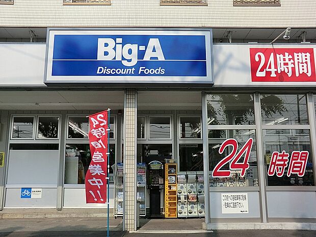ビッグ・エー吉川高富店(約1,200m・徒歩15分)