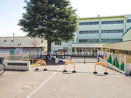流山市立向小金小学校 240m(3分)
