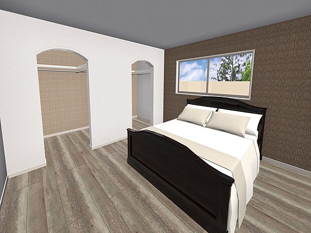 【■内観パース】主寝室