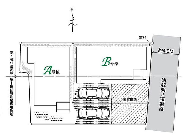 駅に近い立地と落ち着いた住環境を両立したお住まい。カースペース完備！国道にアクセスしやすく、お車でのお出かけも快適です。