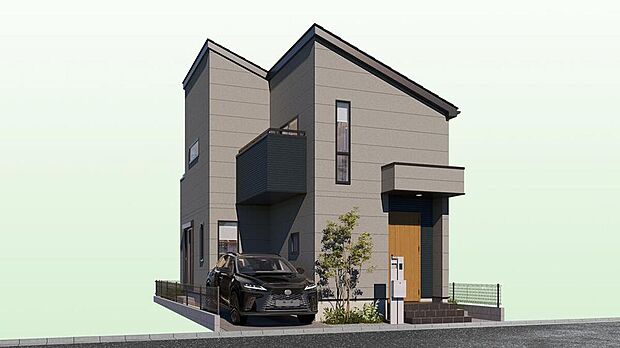 『完成予想図・１号棟』
気になった物件すぐにご見学対応させていただきます♪平日・お仕事帰りなど、いつでもご案内可能です♪周辺環境と併せて、実際に現地をご確認ください♪