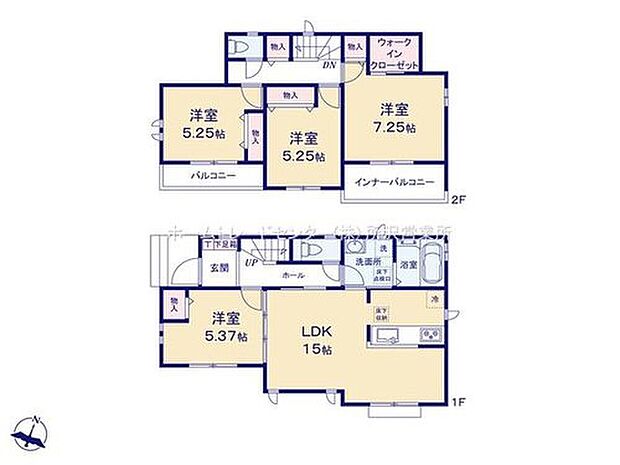 【4LDK】☆全居室南東向き☆
全居室を南東向きに配置し開口部を多く設けていますので、陽射しをたっぷり取り込めます♪ご家族みなさまお好みのお部屋でおくつろぎいただけます♪