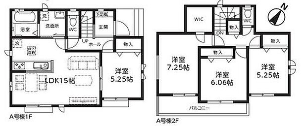 【4LDK】☆全居室南東向き☆
全居室南東向きでどのお部屋でも気持ちよくお過ごしいただけます。主寝室はウォークインクローゼット付き！水回り集中設計で家事動線良好！