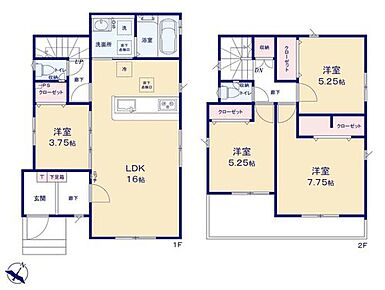 ☆リビングスルー階段仕様☆
帰宅したら家族が必ず顔を合わせて欲しい。そんな思いをこめたリビングスルー階段。毎日大切な家族とのコミュニケーションがとれる家族想いの間取りです。 