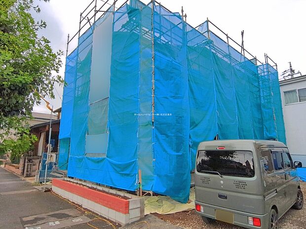 【現地外観写真】『１号棟』住宅性能評価で耐震等級３（最高等級）を取得！お客様を守る大切な住宅だからこそ、第三者の検査を受けて安心して住んでいただける住宅をご案内させて頂きます。